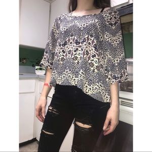 Multicolored Mosaic Top